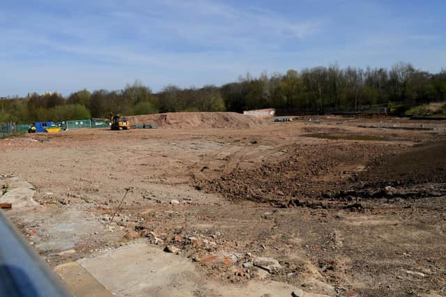 The former Penwotham Mills site on which up to 330 houses are planned to be built