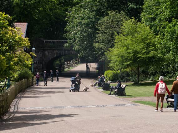 Avenham Park, Preston, pictured after the lockdown was eased