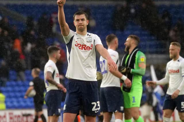 Preston North End centre-half Paul Huntington