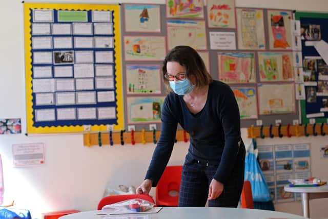 Almost two in three said they were worried about being pressured into returning to work (Photo by ISABEL INFANTES/AFP via Getty Images)