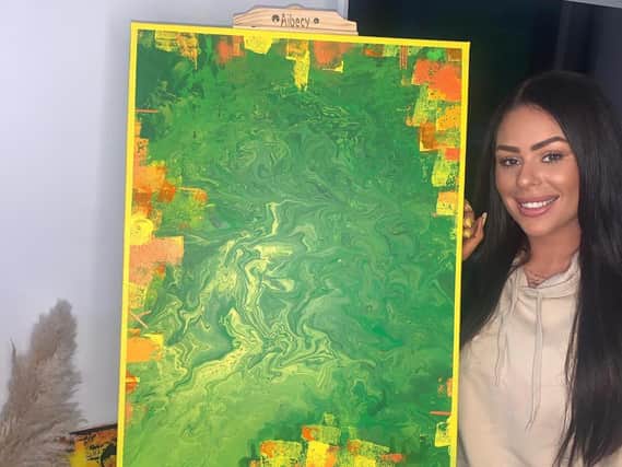 Preston artist Charlotte Fisher is raffling off a piece of art to raise money for mental health charity Mind in tribute to her friend, who took her own life last fortnight.