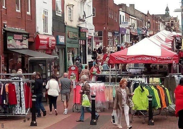 Chorley Market pictured in more normal times