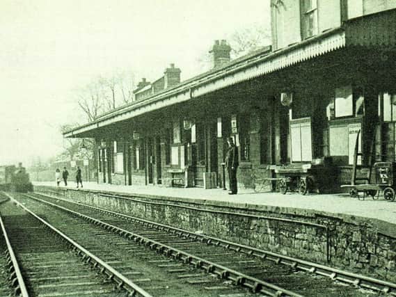 Longridge Stations steep platform was a danger