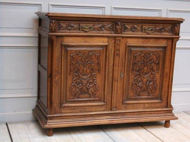 An antique sideboard