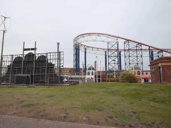 Blackpool Pleasure Beach is closed during the Covid-19 pandemic