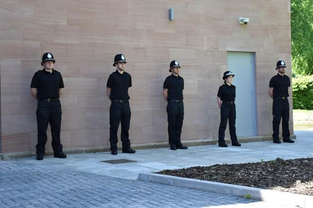 Recruits after completing their training