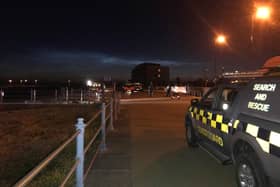 Arnside and south Lakes coastguard rescue team were called out to look for a missing person with police during the early hours of Monday morning. Picture: Arnside and south Lakes coastguard rescue team.