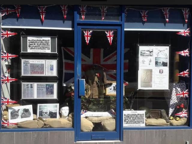 The D-Day themed shop in Chorley town centre