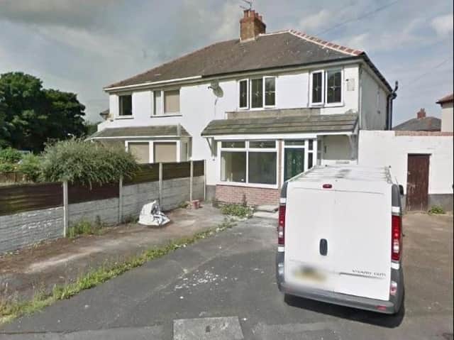 The former semi-detached house which is now operating as a mini-Mosque.