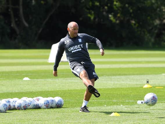 Preston North End manager Alex Neil during pre-season training in July 2019