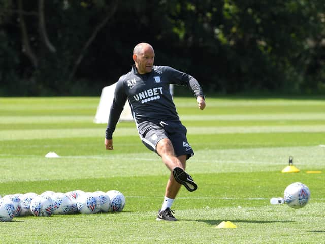 Preston North End manager Alex Neil during pre-season training in July 2019