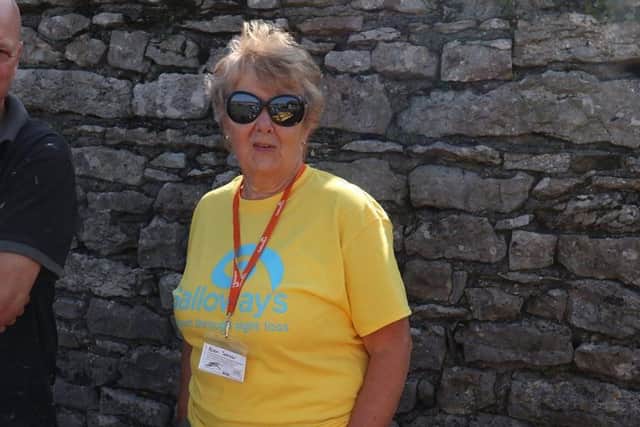 Alison Spencer, of Walmer Bridge, has been helping sight loss charity Galloway'sfor eight years.