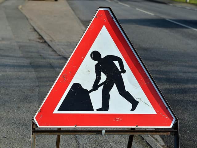 Roadworks are taking place in Cumbria and Lancashire