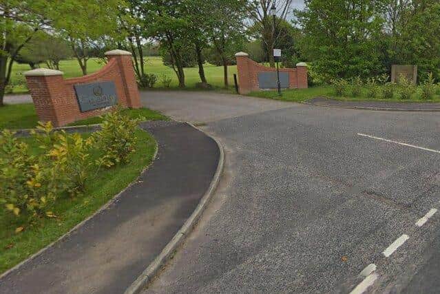 The entrance to Charnock Richard Golf Course (image: Google Streetview)