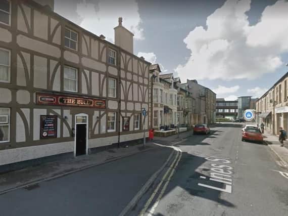 Lines Street, Morecambe where firefighters dealt with a flat fire.