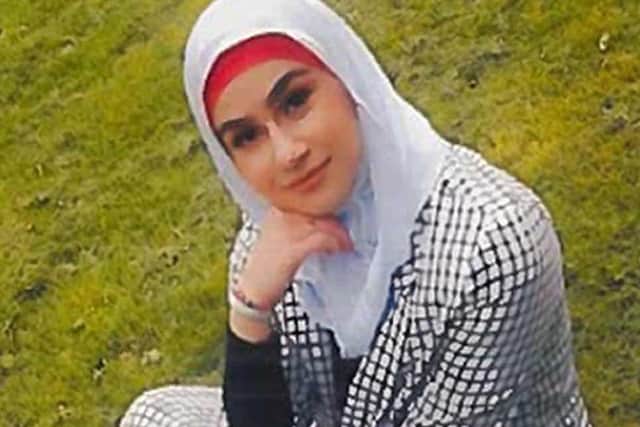 Aya Hachem (pictured) was shot in broad daylight as she was out shopping in Blackburn. (Credit: Lancashire Police)