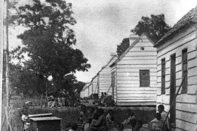 Slave children in South Carolina one of the ports where a Lancaster slave ship called