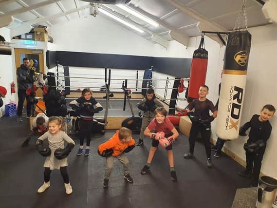 A Penwortham Boxing Club session prior to lockdown