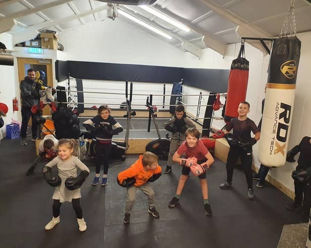 A Penwortham Boxing Club session prior to lockdown