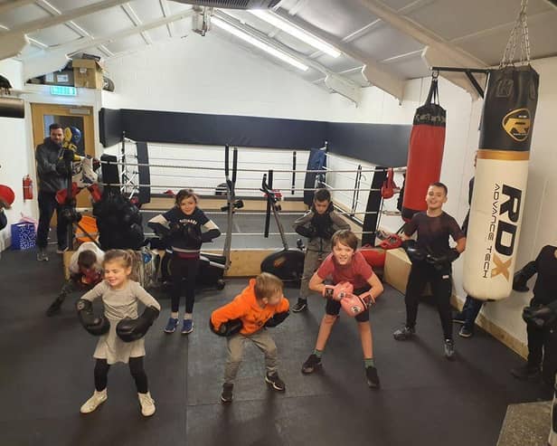 A Penwortham Boxing Club session prior to lockdown