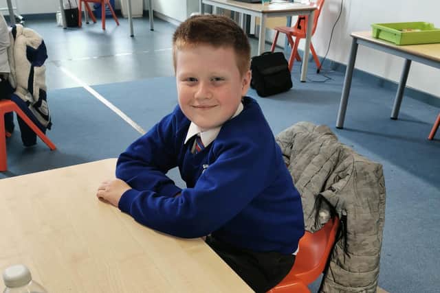 Teejay Turton is glad to be back in class at Blackpool Gateway Academy