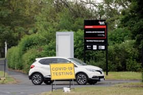 A pop-up coronavirus Covid-19 testing site at Blackpool and The Fylde College's Ashfield Road campus in Bispham, pictured on Wednesday, June 10, 2020 (Picture: Daniel Martino for JPIMedia)