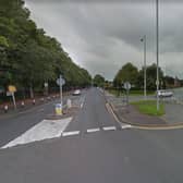 A man was rushed to hospital following a crash with a van at the junction of Canberra Road and Church Road in Leyland. (Credit: Google)