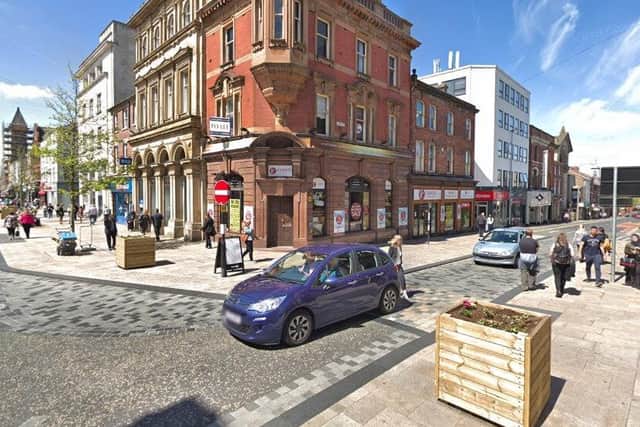 Lune Street will be shut at the junction with Fishergate, one of several side road closures designed to promote social distancing (image: Google Streetview)