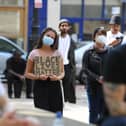 The Black Lives Matter protest in Preston