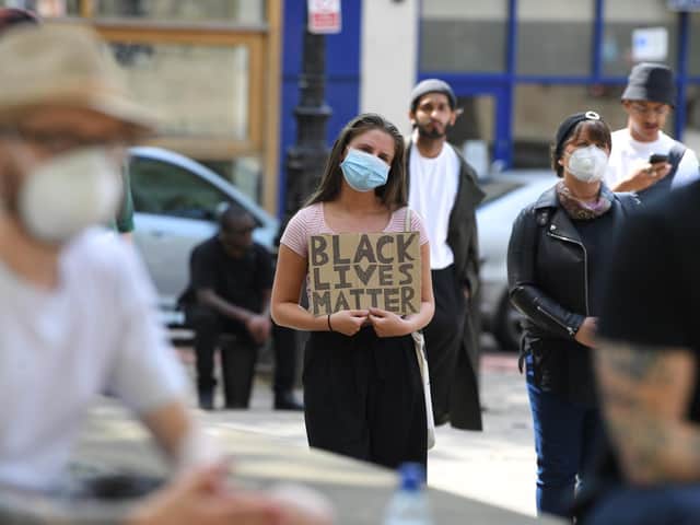 The Black Lives Matter protest in Preston