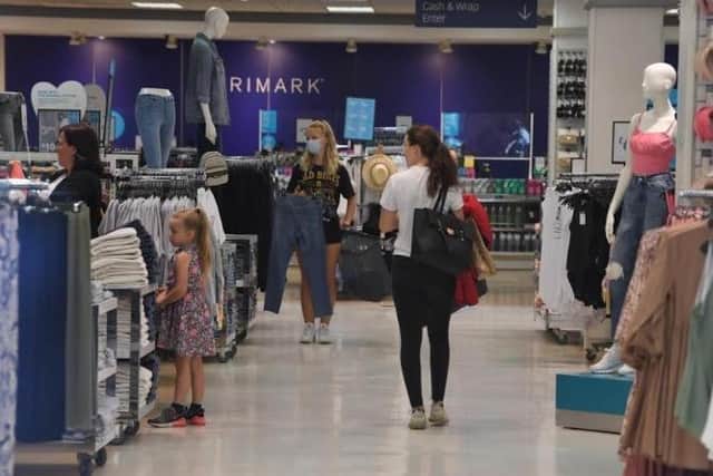 Many customers made a beeline for Primark in Preston because the company does not offer online shopping.