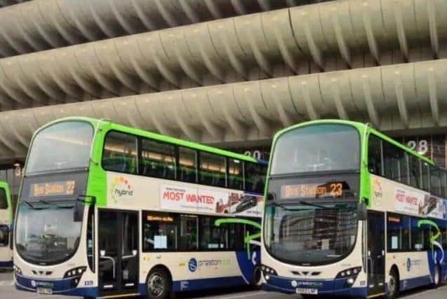 Preston Bus services are running at limited capacity due to social distancing measures