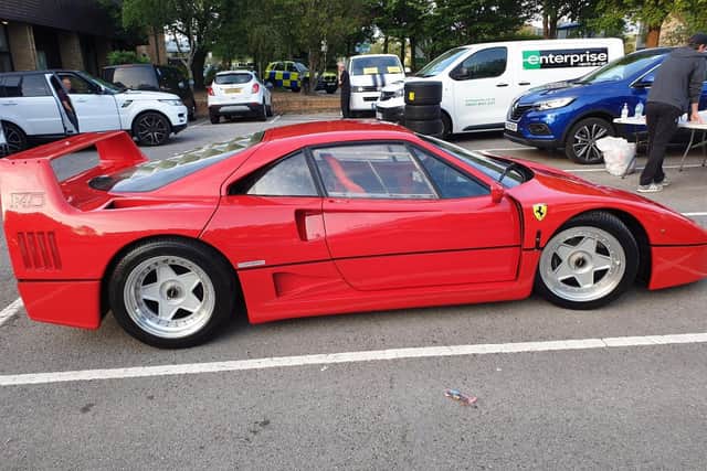 The Ferrari F40, an icon of the late 80s/early 90s - at the time it was Ferrari's fastest, most powerful, and most expensive car