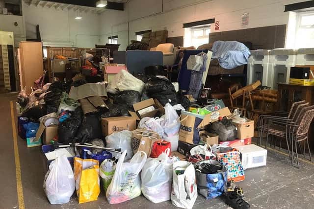 The donated goods will be sorted, then stored for 72 hours, before they are cleaned, steamed, and taken to the Derian House Children's Hospice shops in Chorley, Leyland and Horwich to sell.
