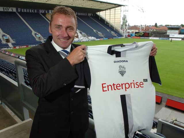 Paul Simpson after being appointed Preston North End manager