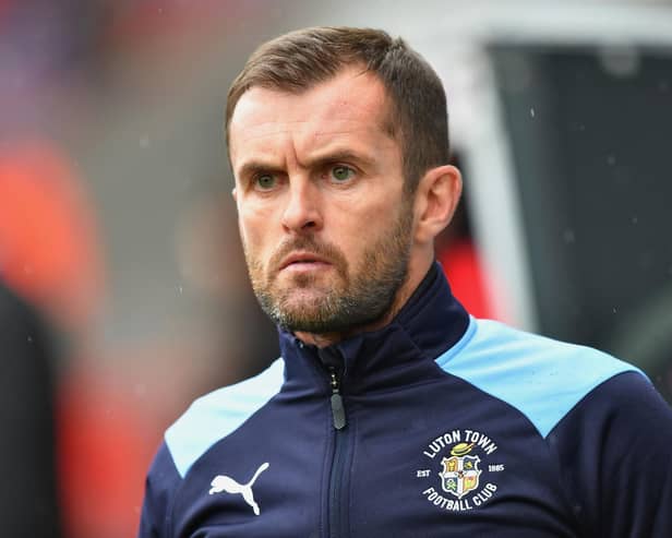 Nathan Jones was re-appointed Luton manager during the lockdown after 16 months away