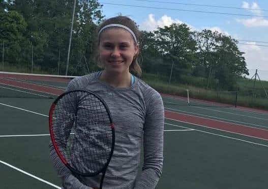 Fourteen-year-old Ella McDonald is one of the best tennis players for her age in the UK