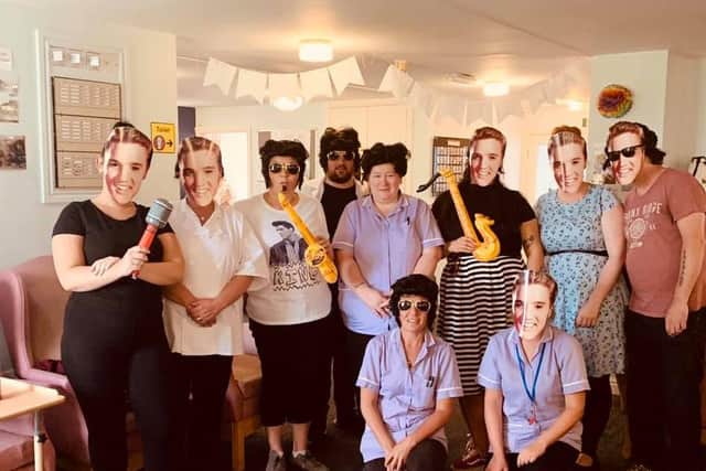 Staff dress up and get involved with the celebrations.