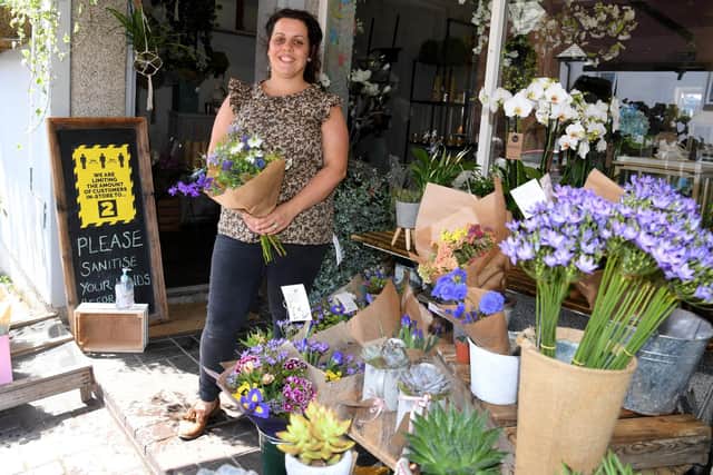 Leah Loftus of The Flower Shop in Garstang thanks her loyal customers and new ones too for their support during the Covid-19 pandemic.