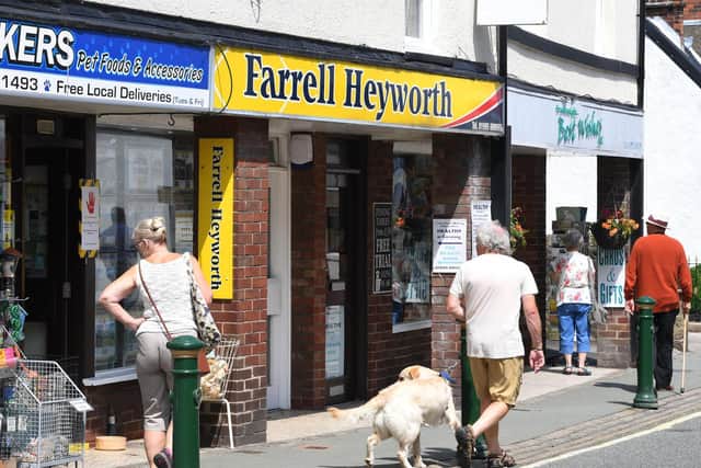 Some, but not all, shops have reopened in Garstang