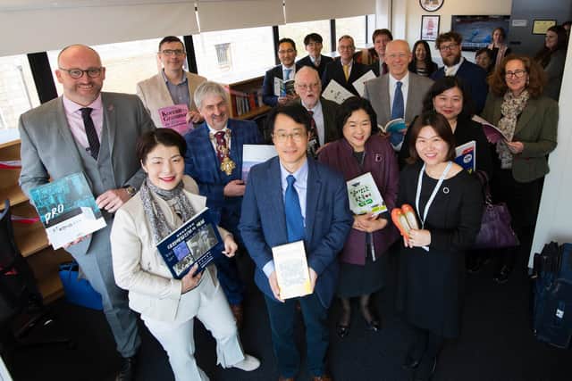 The official opening of UCLan's  Korea Corner in April 2019
