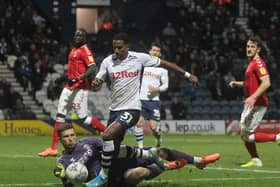 Scott Sinclair in action for Preston against Charlton in January