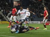 Scott Sinclair in action for Preston against Charlton in January