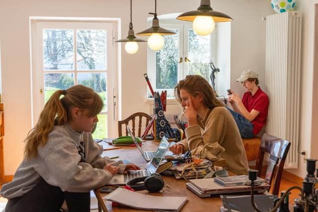 The photography student captured German family life