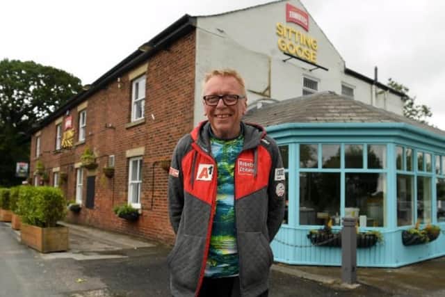 Sitting Goose landlord Rob Thiele could seen have 1,100 new houses up the road from his pub.