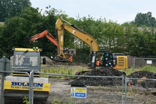 Work gets underway on the site of the new Tesco store in Penwortham.