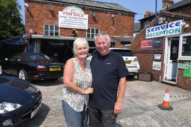 Diane and Tony Willetts have owned Croston's Central Garage for 28 years