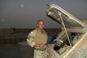 Chorley veteran Jonny Mitchell served as a mechanic in the army in Afghanistan before being diagnosed with cancer.