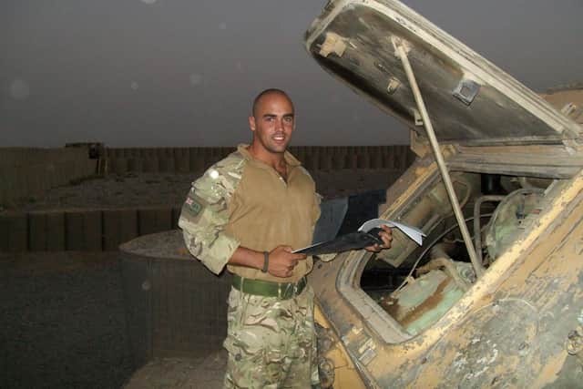 Chorley veteran Jonny Mitchell served as a mechanic in the army in Afghanistan before being diagnosed with cancer.