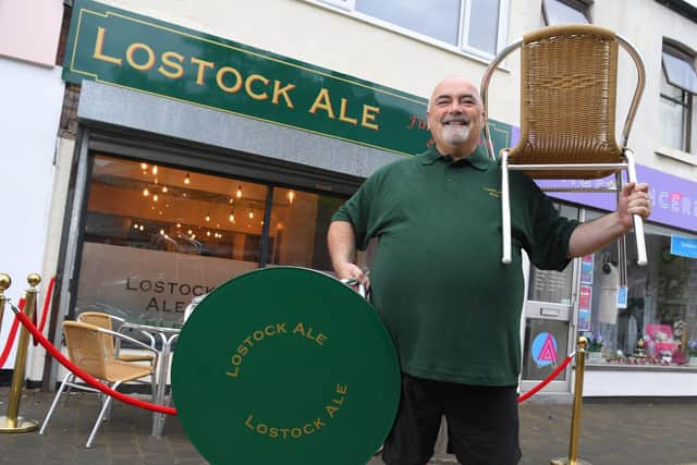 Raymond McLaughlin, an ex-bouncer and owner of micro pub Lostock Ale.